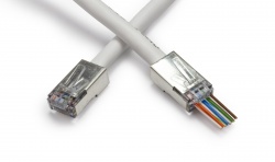 Shielded EZ-RJ45&reg; for CAT5e & CAT6 with Internal Ground